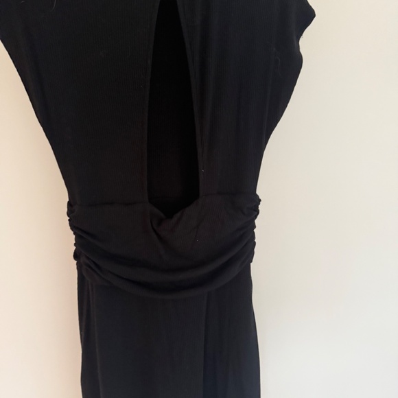 AFRM Black Mini Dress Open Back - Picture 5 of 5